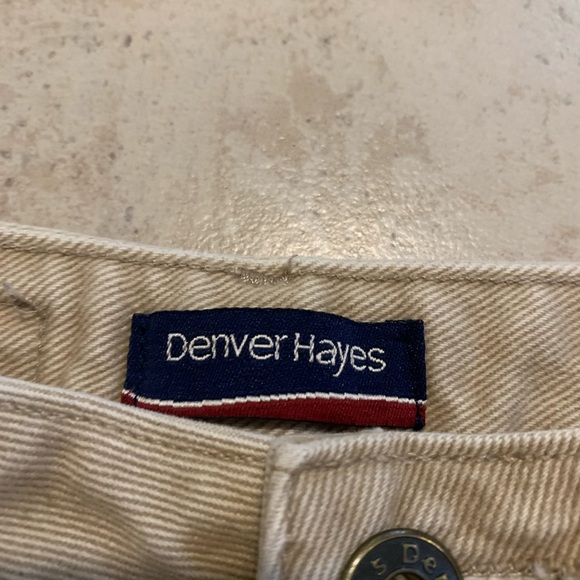 Vintage Denver Hayes Beige Straight Leg Jeans - 32x32 - Picture 2 of 6